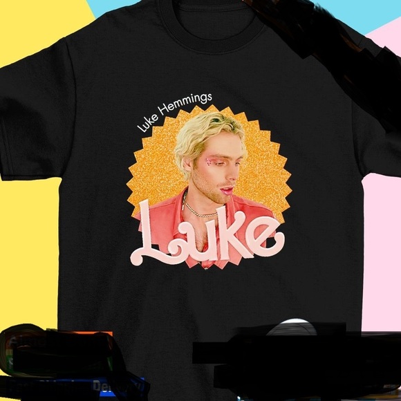 Luke Hemmings 5 Seconds Of Summer Unisex T-shirt - Picture 1 of 4